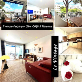 Le Vintage, Clim, Wifi, terrasse, 3 min du port Top prosConciergerie